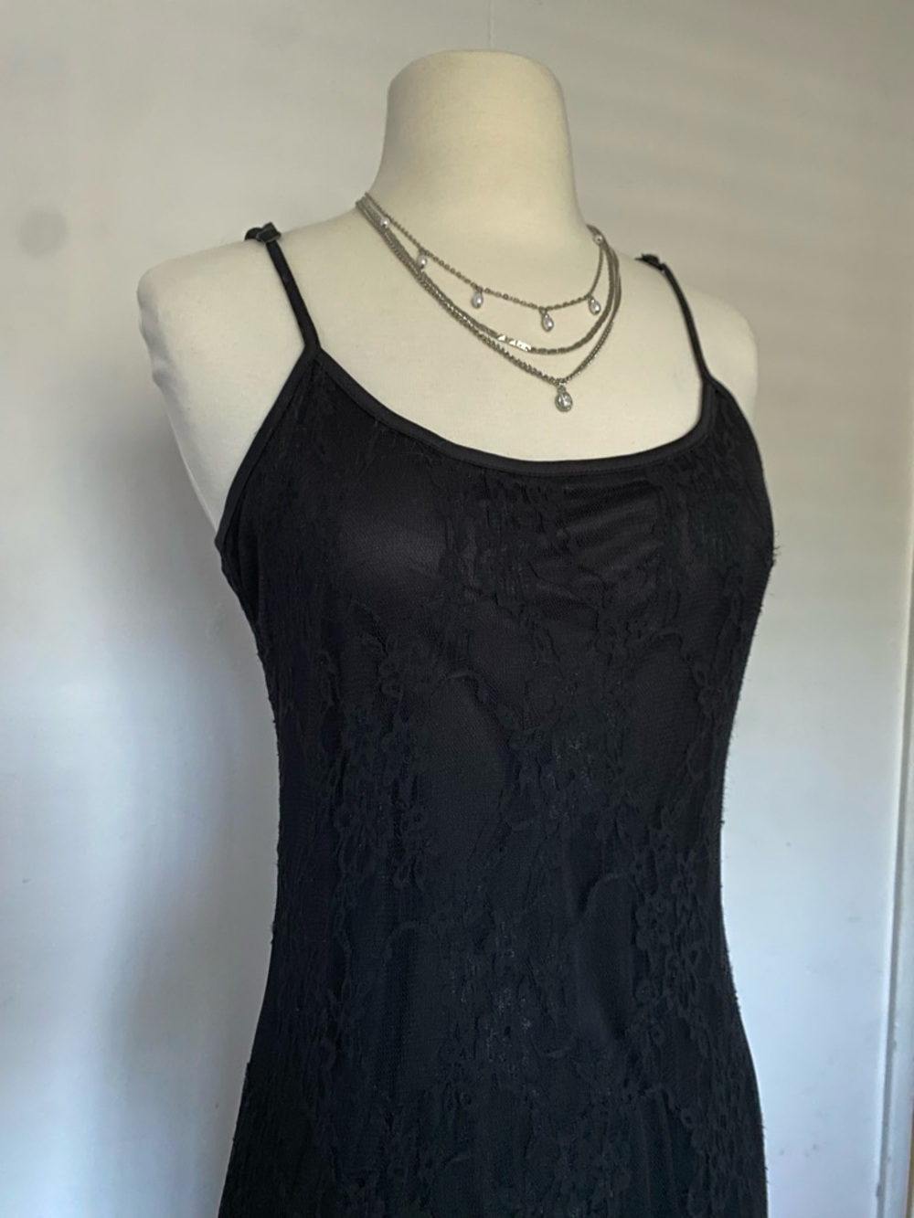 Jessica Simpson Black Lace Slip Dress - Picture 5 of 7